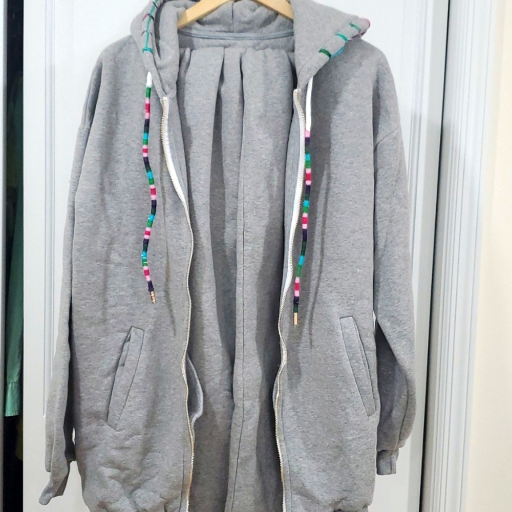 Long sweater.  with hood and pants.100% Turkish cotton.